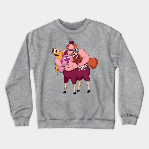 Bellhop-taur Crewneck Sweatshirt by ZkyySky